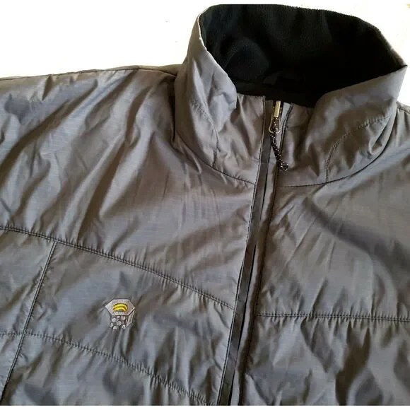 MOUNTAIN HARDWEAR mens lightweight puffer activewear jacket in gray Size Large - Picture 4 of 8